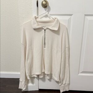 Abercrombie & Fitch Cream Sweater